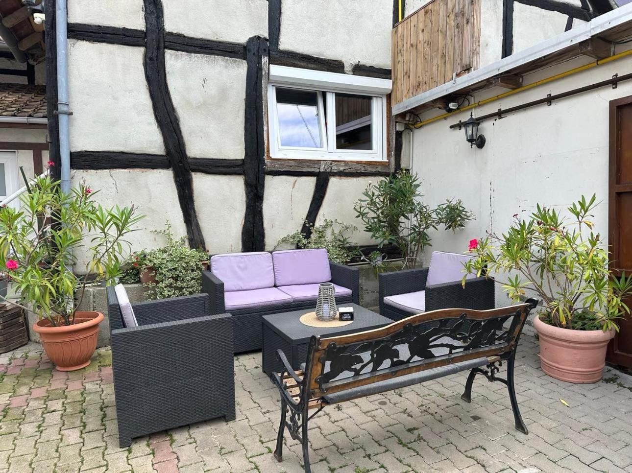 Gite Au Giessen - Loft Biesheim ภายนอก รูปภาพ
